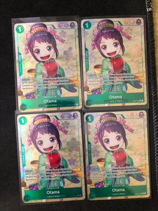 Set de 4 Cartas Otama OP07