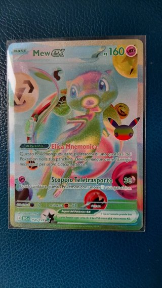 Carta Pokémon Mew ex 158/128