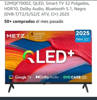 Smart TV Metz QLED 32 pulgadas