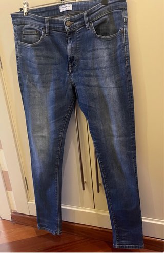 Pantalón vaquero azul Pull&Bear