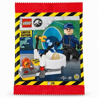 Sobre Minifig Lego Jurassic World Edición Limitada