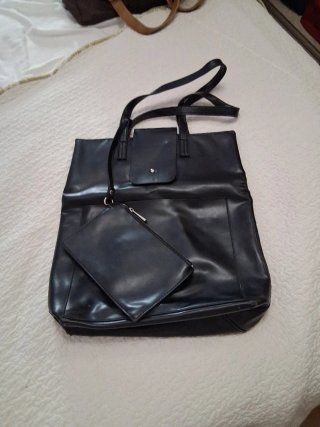 Maxi Bolso Negro 40x36 cm