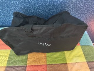Bolsa de viaje negra Juglar