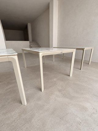 Mesa de Porcelánico Efecto Mármol