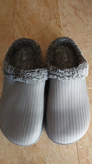 Zapatillas de estar en casa grises Talla 45