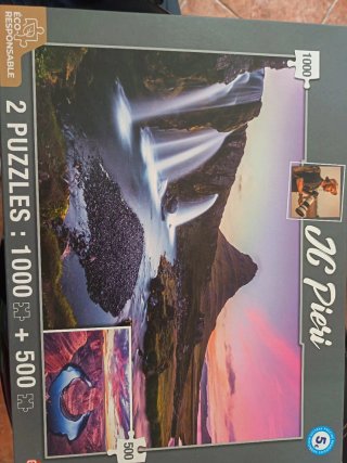 Set de 2 Puzzles JC Pieri (1000 + 500 piezas)