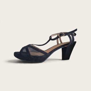 Zapatos de Tacón Negros Talla 38