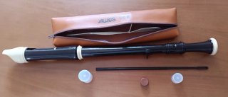 Flauta Tenor Aulos E Con hoja de digitalización