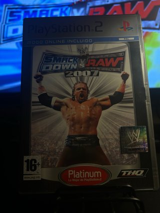 WWE SmackDown vs Raw 2007 PS2 PAL Platinum
