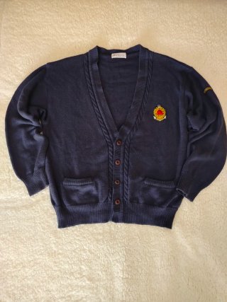 Cárdigan Vintage Burberrys Original Azul Marino