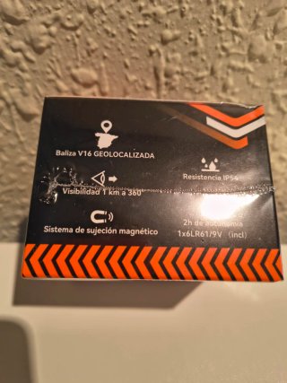 Baliza V16 Geolocalizada Precintada. 51