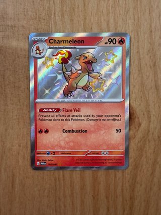 Carta Pokémon Charmeleon Shiny