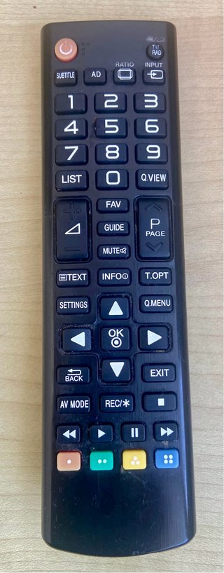 Mando a distancia para televisor LG