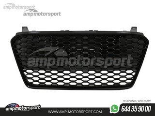 PARRILLA DELANTERA LOOK RS PARA AUDI R8 2015-2018 NEGRO BRILLO