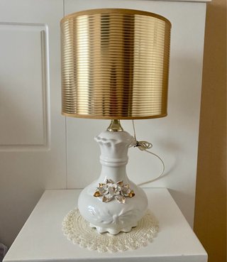 Lámpara de sobremesa estilo Capodimonte