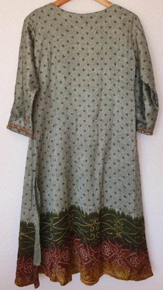 Conjunto Étnico 2 Piezas: Kurti y Pantalón