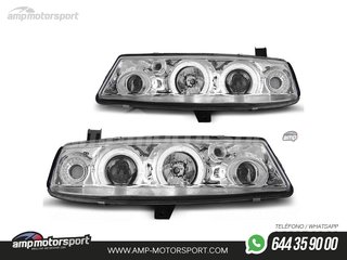 FAROS DELANTEROS OJOS DE ANGEL PARA OPEL CALIBRA