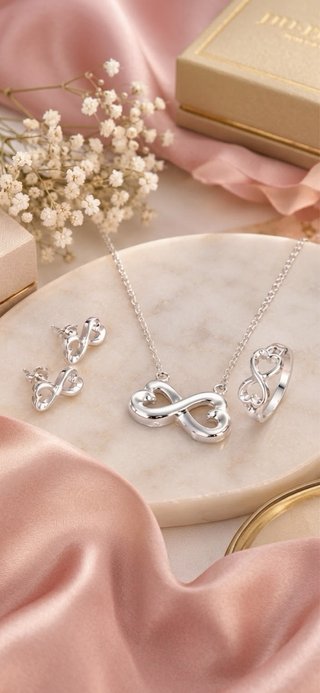 Conjunto Infinito Plata 925