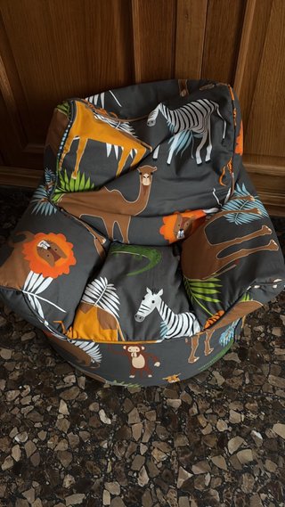 Puf Infantil Estampado Animales