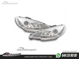 FAROS DELANTEROS LUZ DIURNA LED PARA PEUGEOT 206