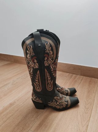 Botas Cowboy Blogger Caqui