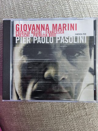 CD Giovanna Marini - Cantata per Pier Paolo Pasoli