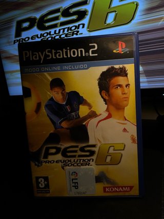 PES 6 Pro Evolution Soccer PS2 PAL Completo