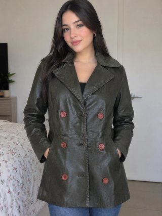 Chaqueta de Cuero Zara
