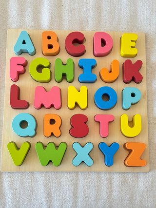 Puzzle de Madera con Abecedario