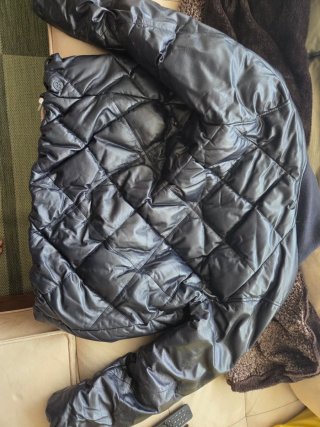 Chaqueta de Piel Vacuno Acolchada