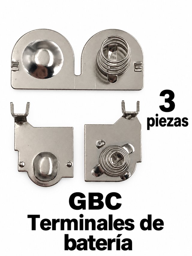 Contactos de pilas Game Boy Color kit 3 piezas