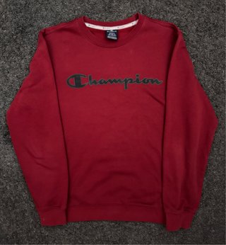 Sudadera Champion Roja Burdeos