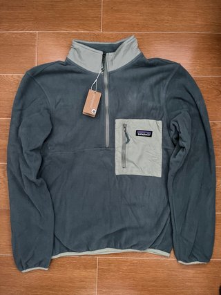 Casaco Fleece Patagonia Verde