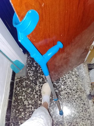 Muletas usadas dos veces