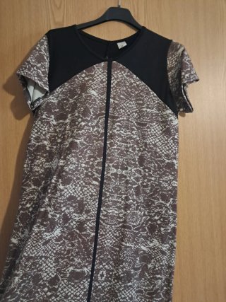 Vestido estampado serpiente