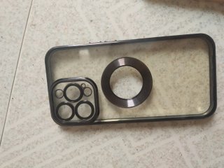 Funda para teléfono con protector de cámara
