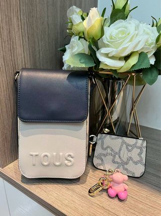 Bolso Tous bicolor con monedero