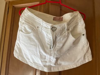 Falda corta blanca Sanco Talla S