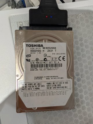 Lote Disco Duro Toshiba 80GB+ Hitachi 80gb