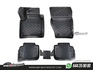 ALFOMBRILLAS DE GOMA RIZLINE PARA PORSCHE CAYENNE 2018--