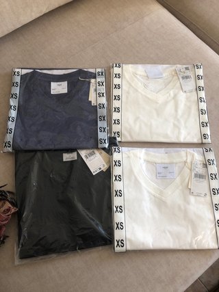 Pack de 4 Camisetas MANGO Hombre Talla XS