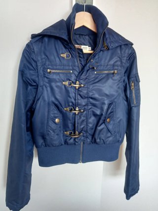 Cazadora Bomber Azul Green Coast Talla 40