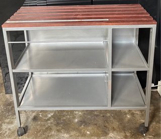 Mesa Mostrador Expositora con Ruedas