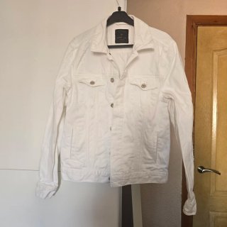 Chaqueta vaquera blanca Zara Men