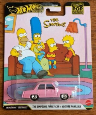 2 Hot Wheels Premium The Simpsons Family Car