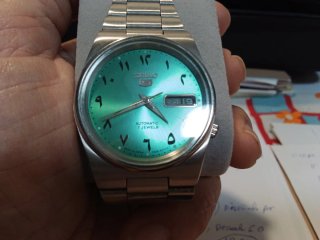 Reloj Seiko 5 Automático Esfera Verde