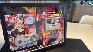 Cuadro Decorativo Super Nintendo (SNES)