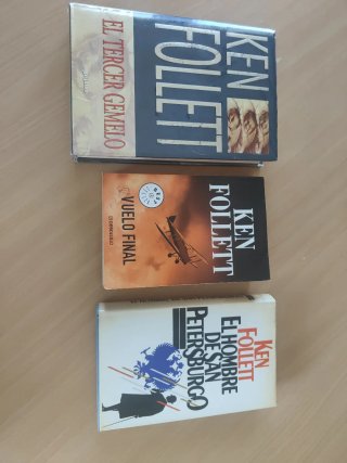 3 libros Ken Follet