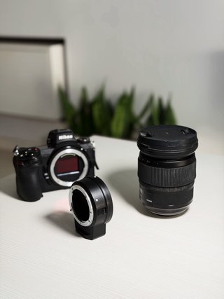 Nikon Z6 II + Sigma 24-105mm f/4 Art + Adaptador