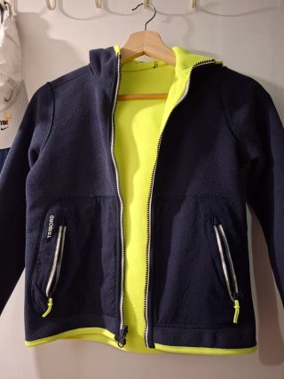 Sudadera Polar Tribord Azul y verde